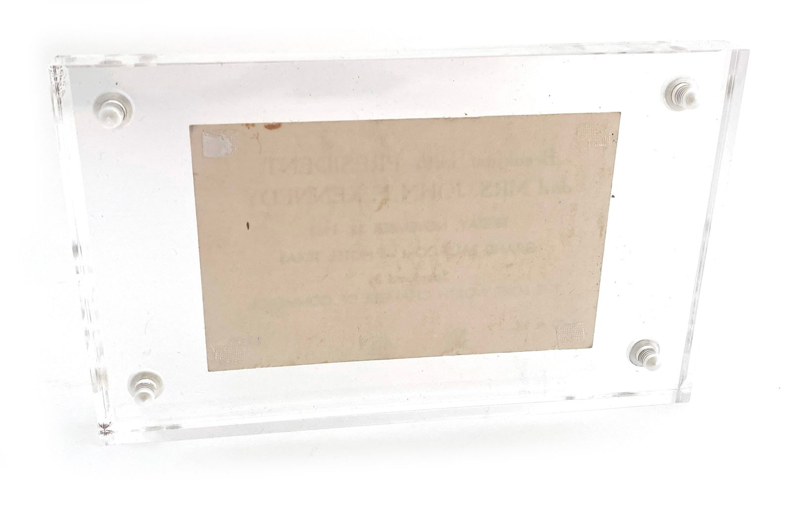 John F. Kennedy – Hotel Texas Breakfast Ticket – November 22, 1963 – Fort Worth - 2