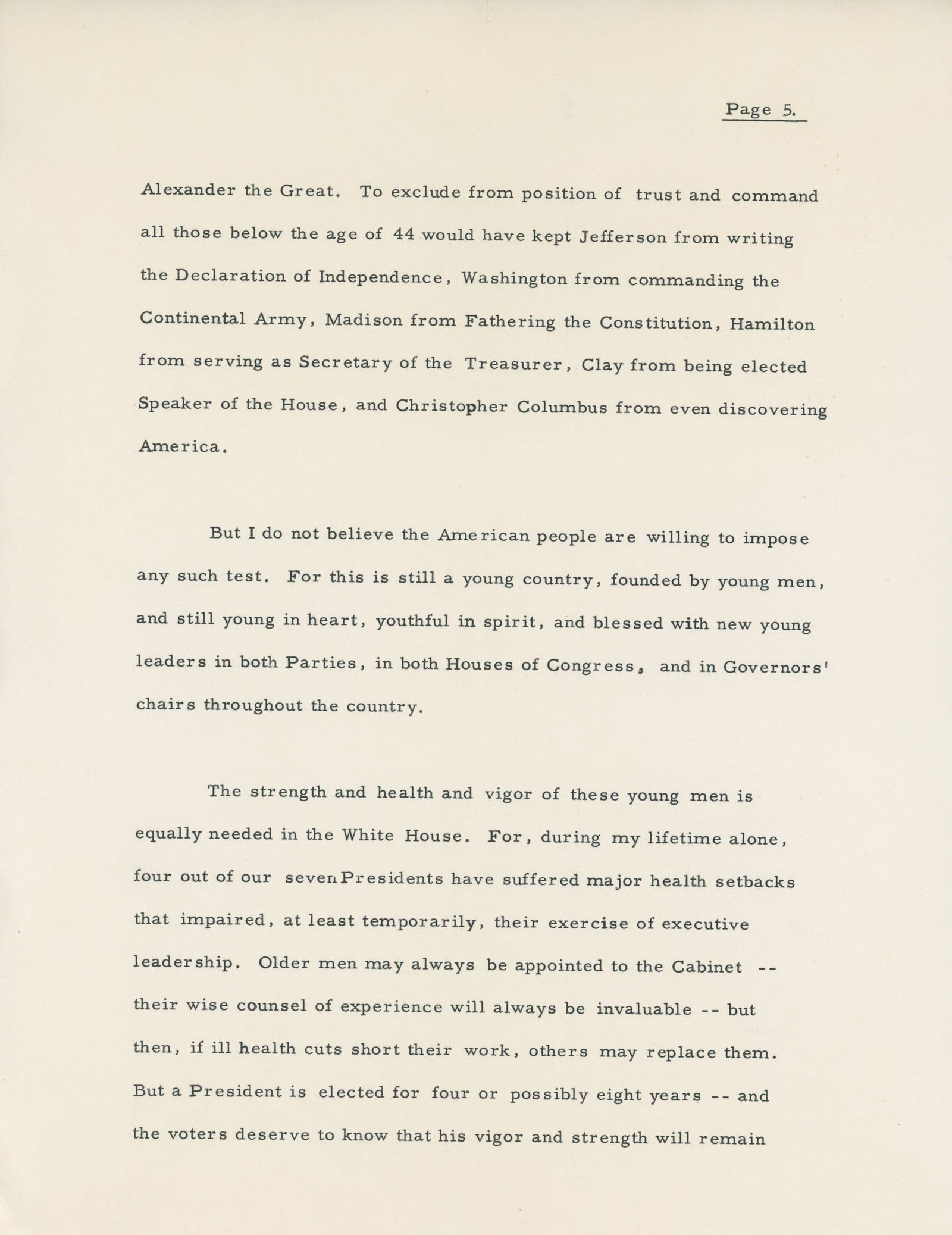 John F. Kennedy – 1960 Presidential Campaign – Autographed 7-Page Press Release Respondi - 5