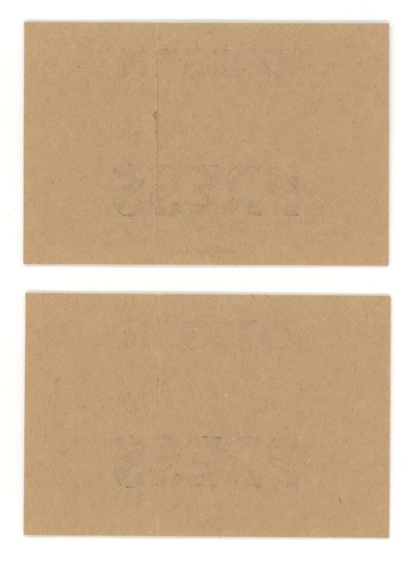 John F. Kennedy – 1960 Oregon Campaign Press Passes (2) – Original 3 x 2” Credenti - 2