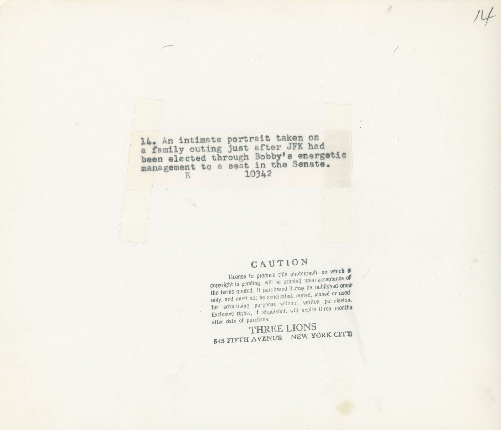 John F. Kennedy & Jackie Kennedy - Original 9.5 x 8" Silver Gelatin Press Photograph - 2