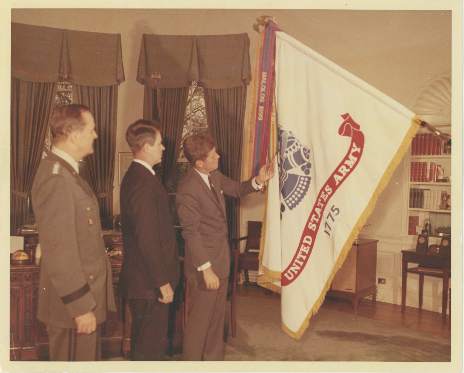 John F. Kennedy & Robert F. Kennedy – Original Cecil Stoughton Presidential Photograph – (1 of 2)
