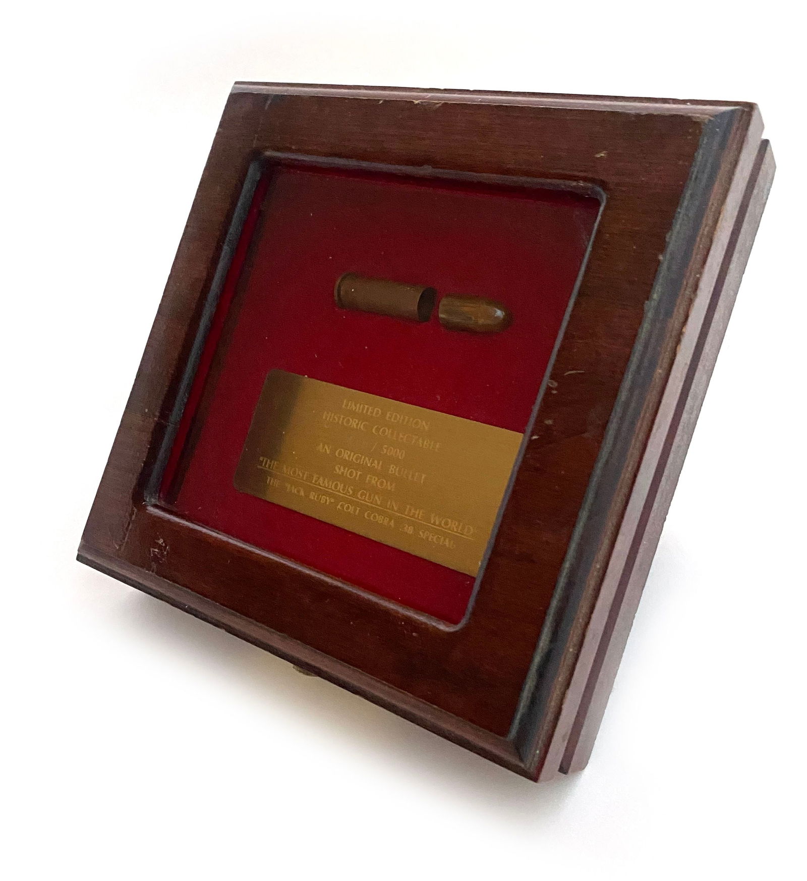 Jack Ruby: Bullet Fired From the Gun that Shot Oswald in Framed Shadow Box Display - 2