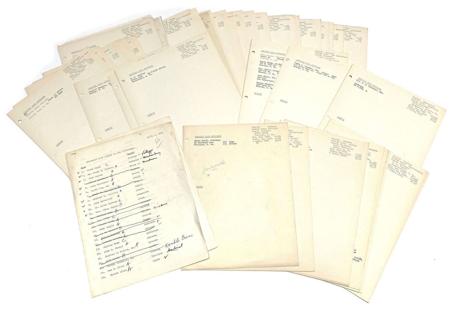 John F. Kennedy for President – 1960 Presidential Campaign – Virginia Democratic Club Ar (1 of 4)