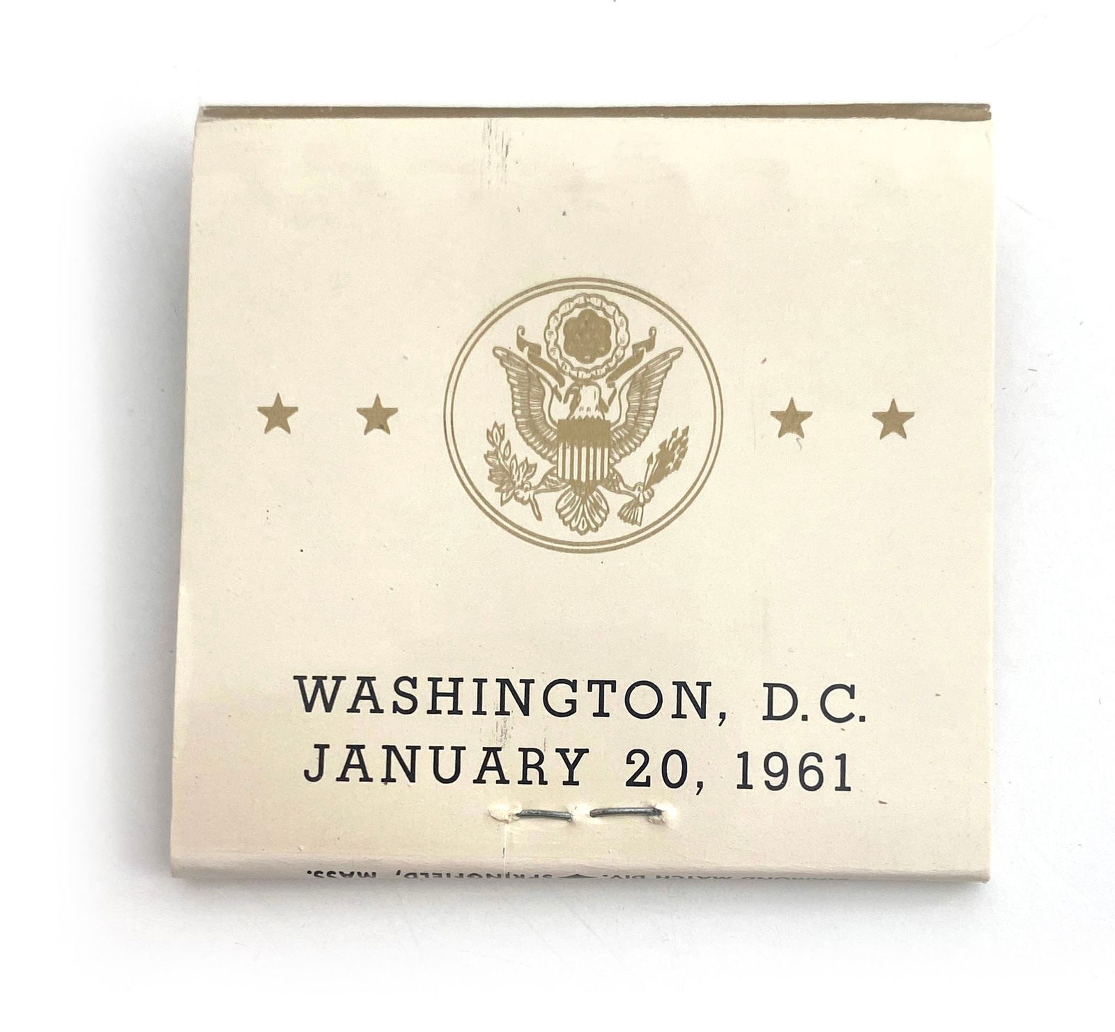 John F. Kennedy – Presidential Inauguration – Original Matchbook – January 20, 196 - 2