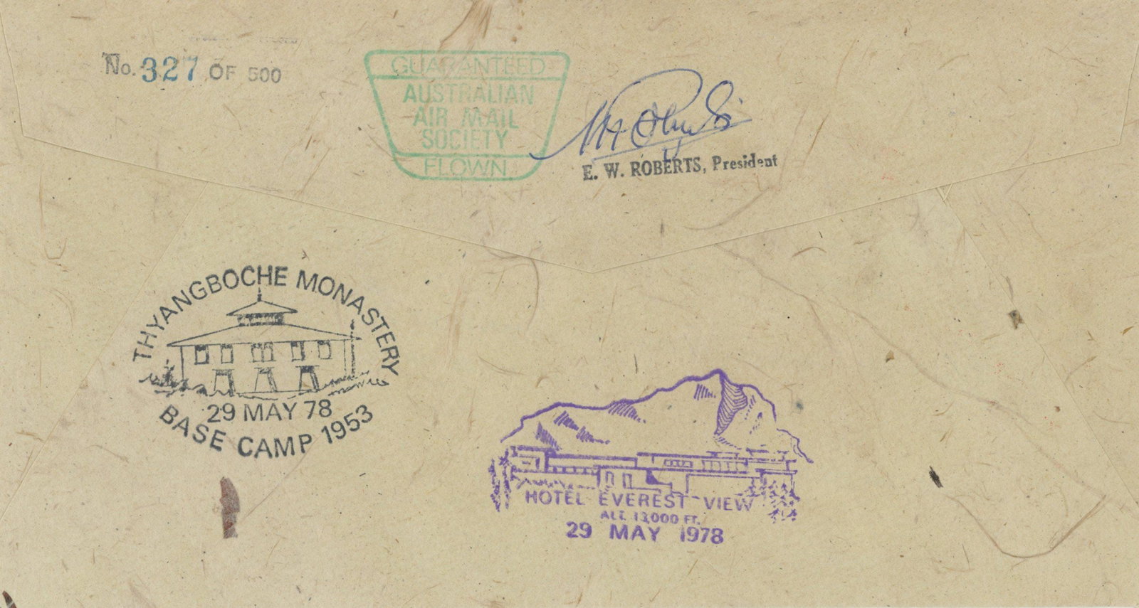 Sir Edmund Hillary & Tenzing Norgay – Everest First Ascent – Multi-Signed Souvenir Cover - 2