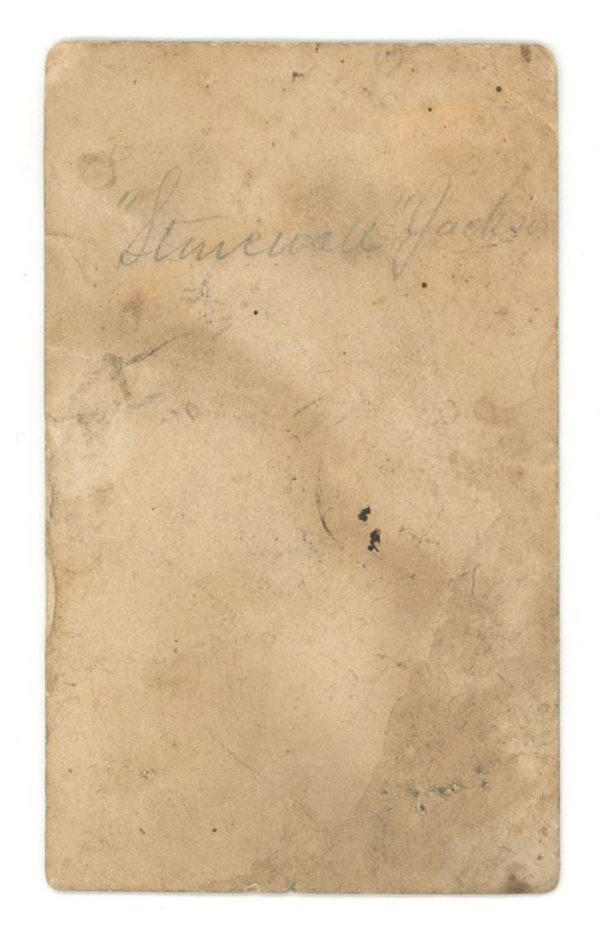 Thomas “Stonewall” Jackson – Confederate General – Civil War CDV Photograph - 2