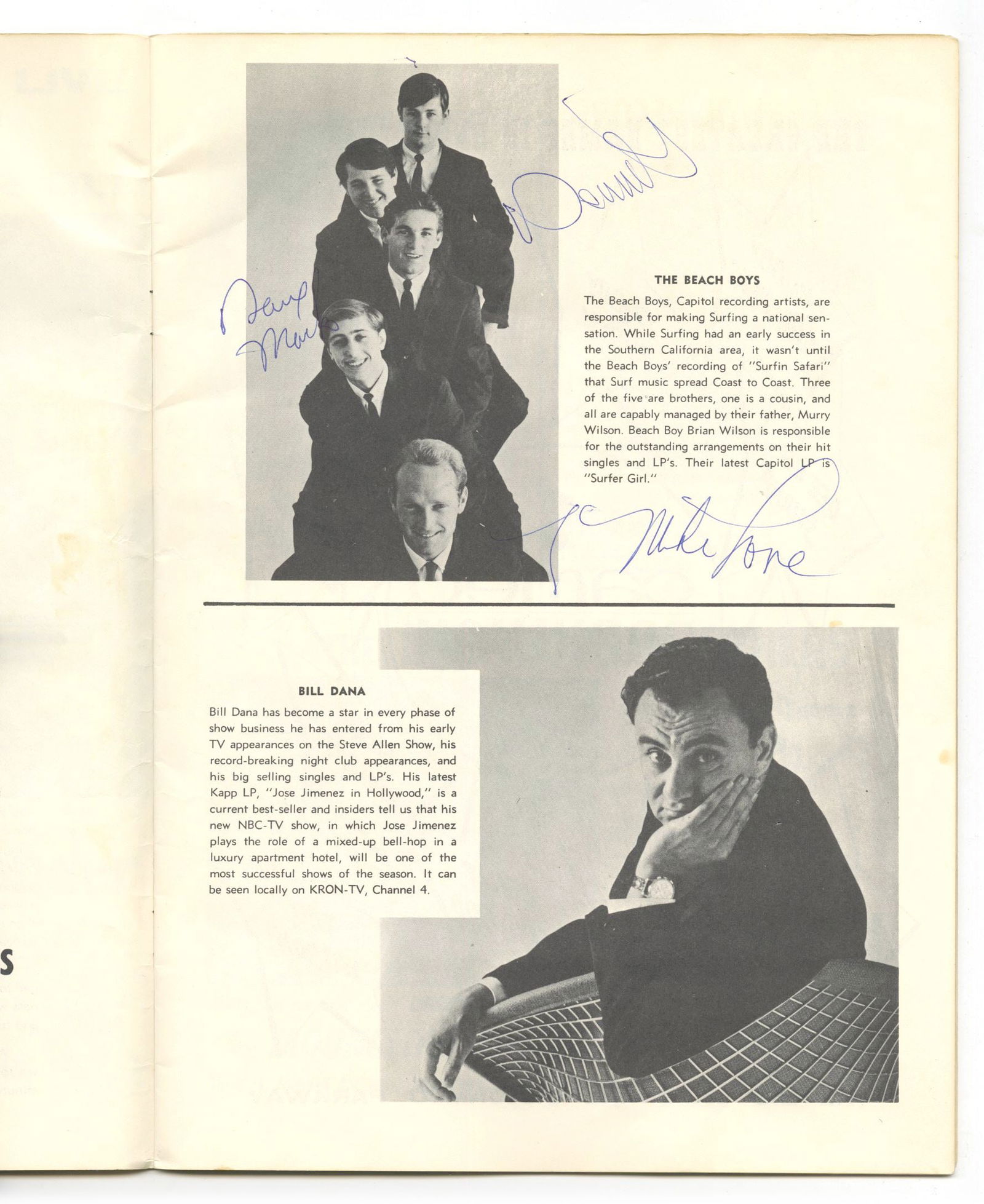 Muhammad Ali - Signed Cassius Clay – Boxing Legend – Autographed 1963 “Surf Party& - 6