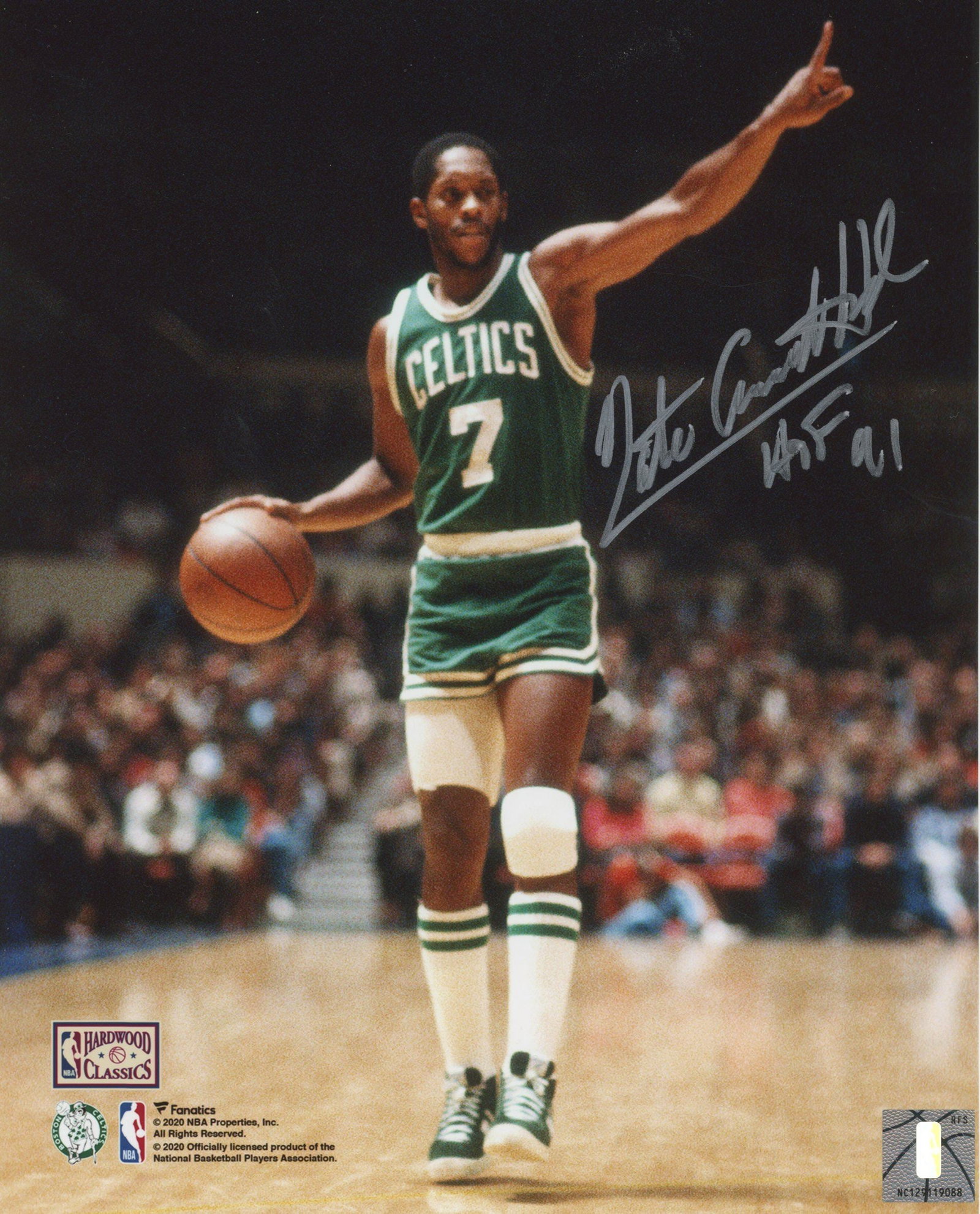 Nate "Tiny" Archibald - Boston Celtics Legend - Autographed 8 x 10" Photo with "HOF 91" Inscription: Details: Nate "Tiny" Archibald autographed 8 x 10" photograph with "HOF 91" inscription.Fine condition.Nathaniel "Tiny" Archibald (born September 2, 1948) is an American retired professional