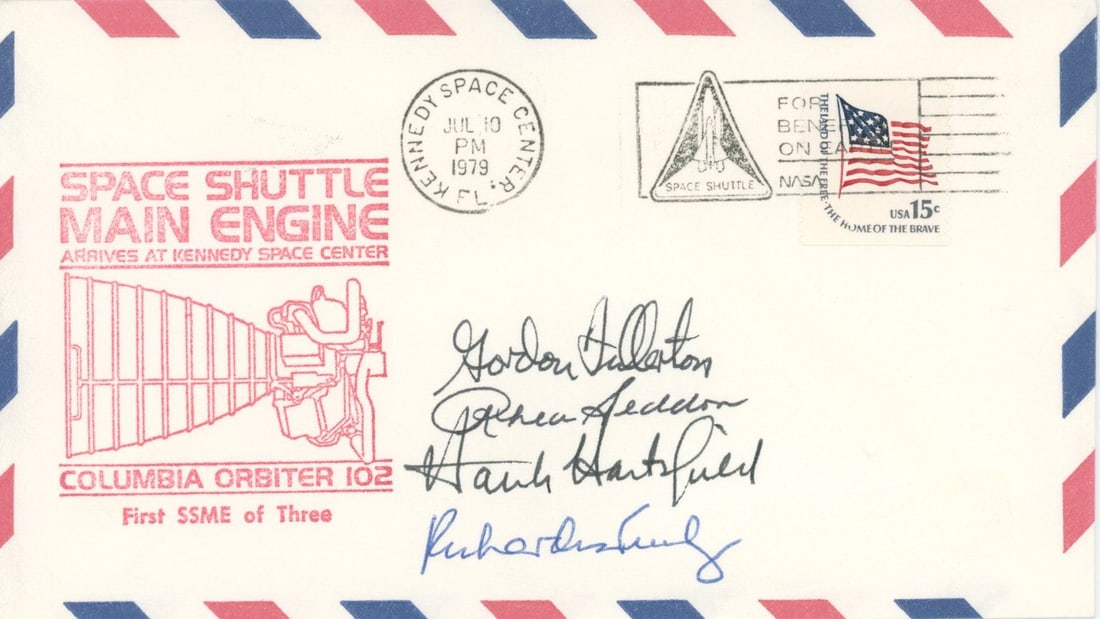 Astronauts: Gordon Fullerton, Rhea Seddon, Hank Hartsfield & Richard Truly Autographed Cover (1 of 1)