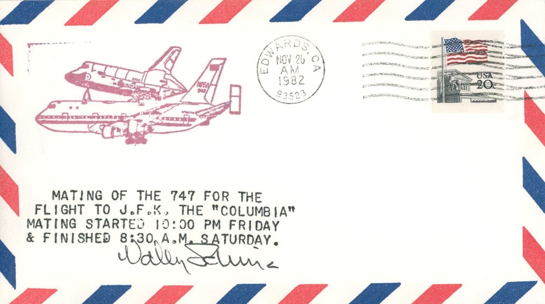 Wally Schirra - NASA Apollo 7 Astronaut - Autographed Commemorative Postal Cover: Details: Wally Schirra autographed commemorative postal cover.Fine condition.Walter Marty Schirra Jr. (March 12, 1923 – May 3, 2007) was an American naval aviator, test pilot, and NASA