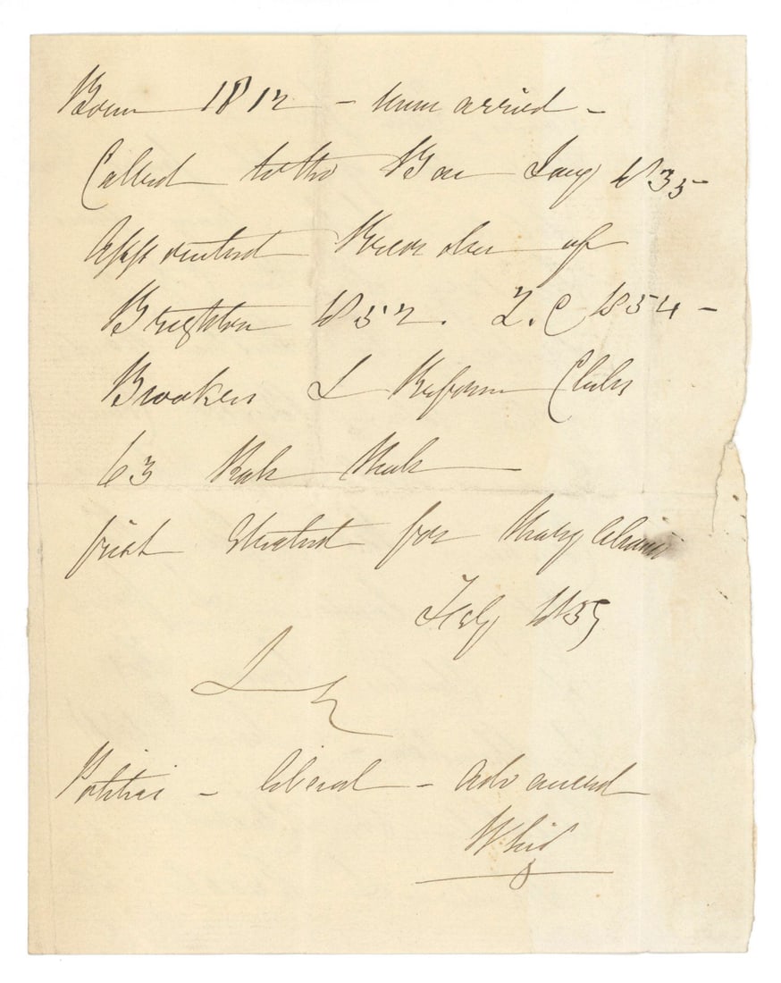 Edwin John James, Q.C. – English Barrister & Legal Reformer – Autographed Letter with Ti (1 of 3)