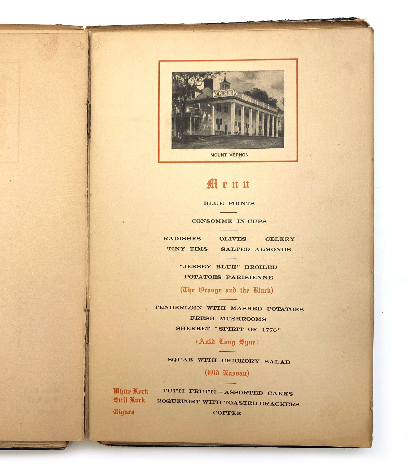 Woodrow Wilson – 28th U.S. President – Autographed Democratic Union Dinner Book (1910) - 5