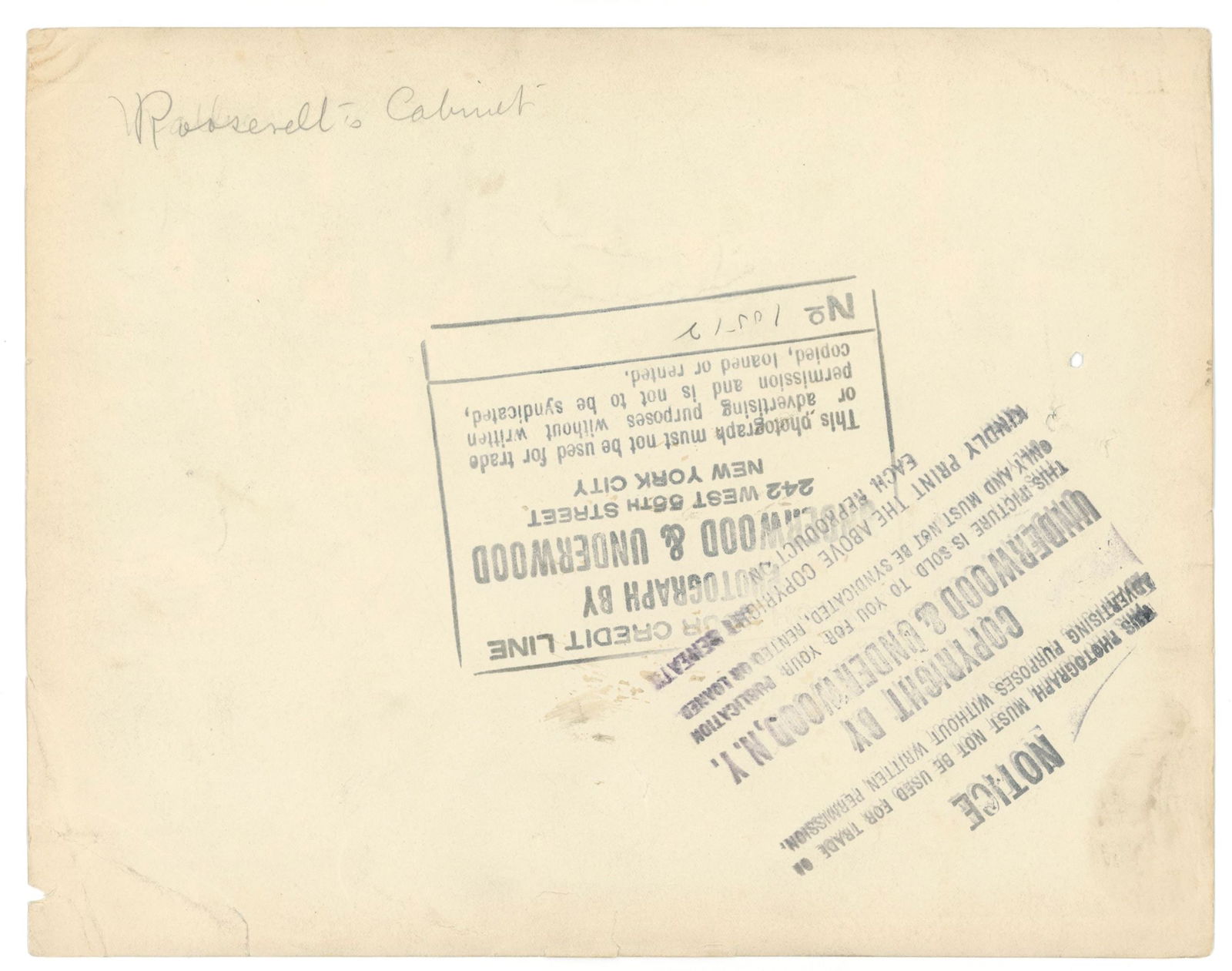 Theodore Roosevelt – U.S. President – Original 10 x 8 Silver Gelatin Photo – Under - 2