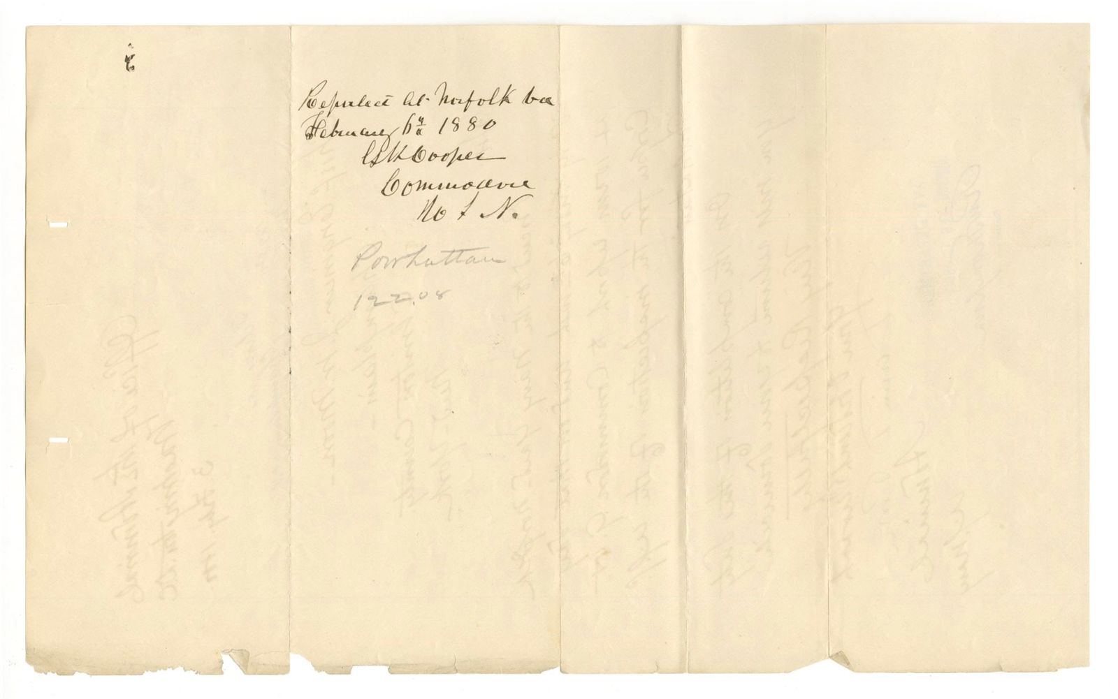 David D. Porter – Union Navy Admiral – Autographed Naval Orders Document – USS Pow - 2