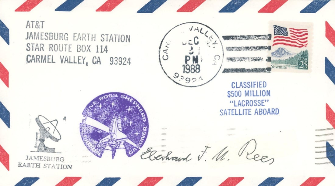 Eberhard Rees - NASA's Marshall Space Flight Center - Autographed Commemorative Postal Cover (1 of 1)