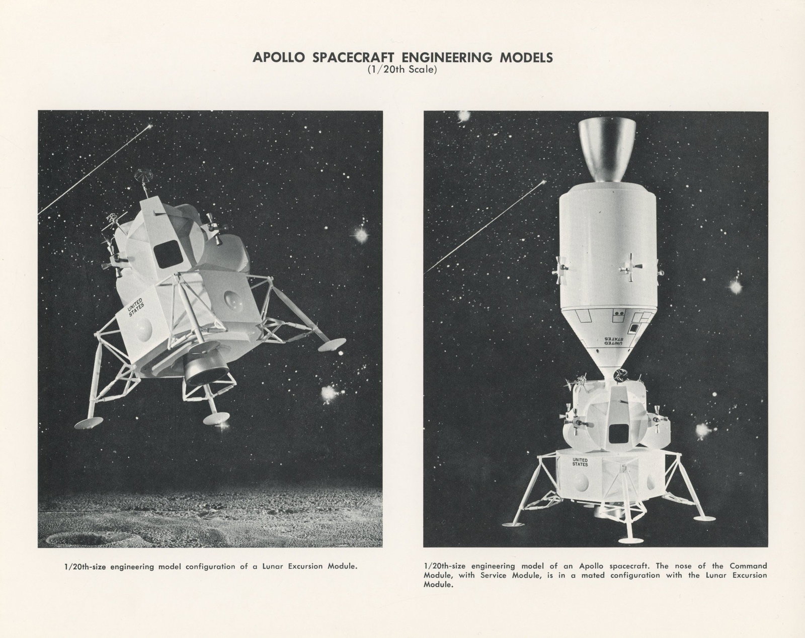 NASA Apollo Program – Lunar Module & LLTV – Vintage Lithograph Photos – Spacefligh - 2