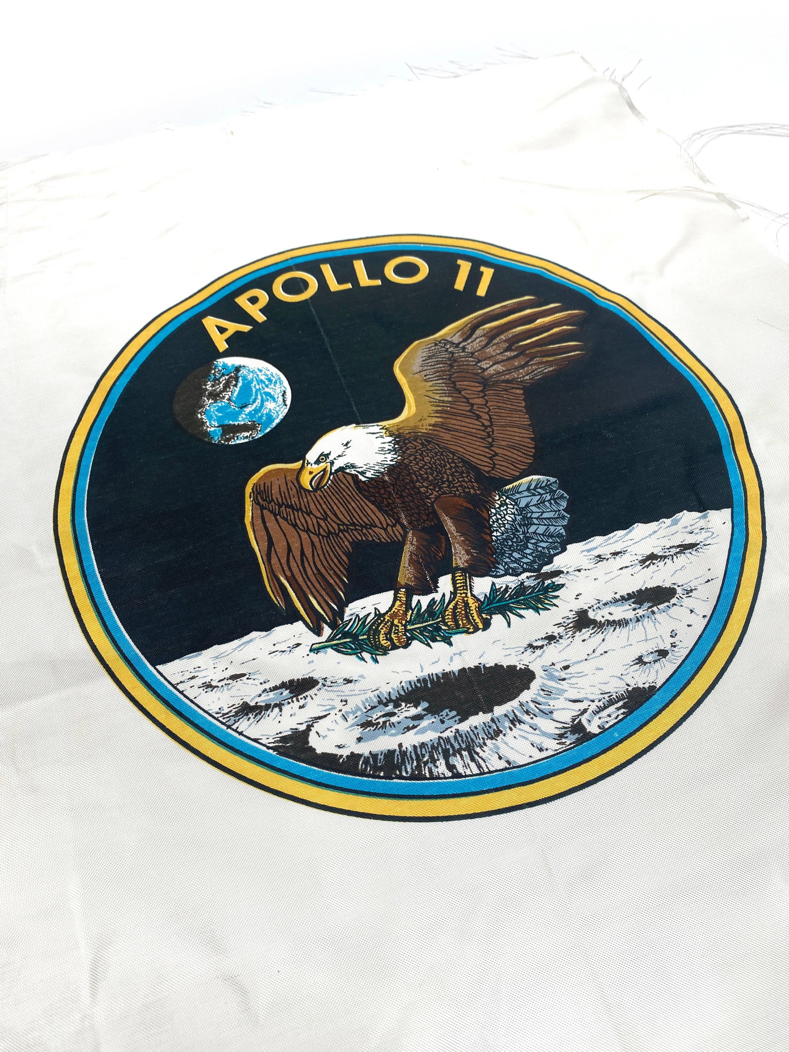 Apollo 11 Mission Insignia Beta Cloth – Oversized NASA Display Textile - 2