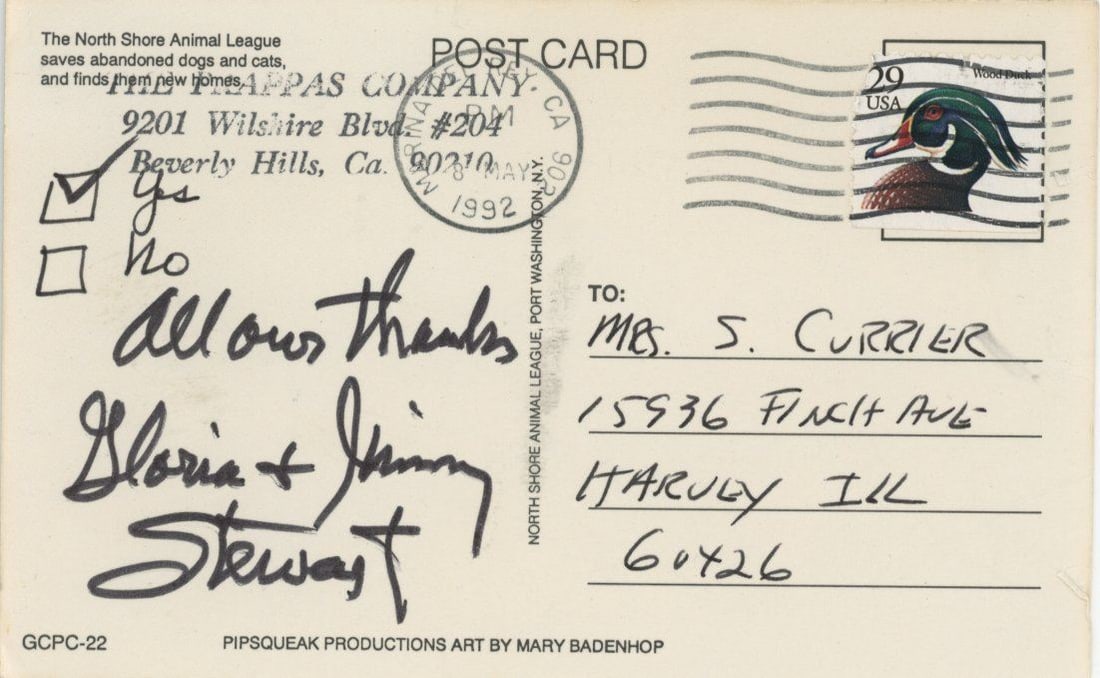 James Stewart – Academy Award-Winning Actor – Autographed Parade Magazine Cover - 3