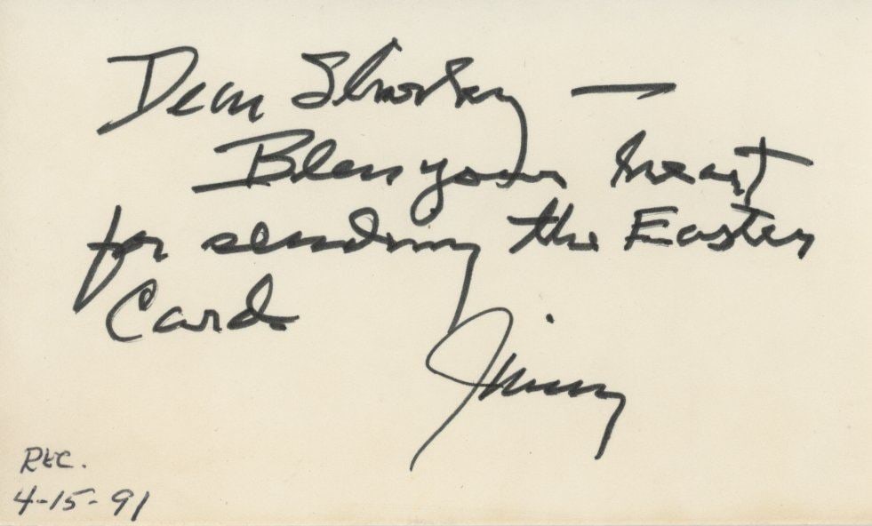 James Stewart – Academy Award-Winning Actor – Autographed Parade Magazine Cover - 4