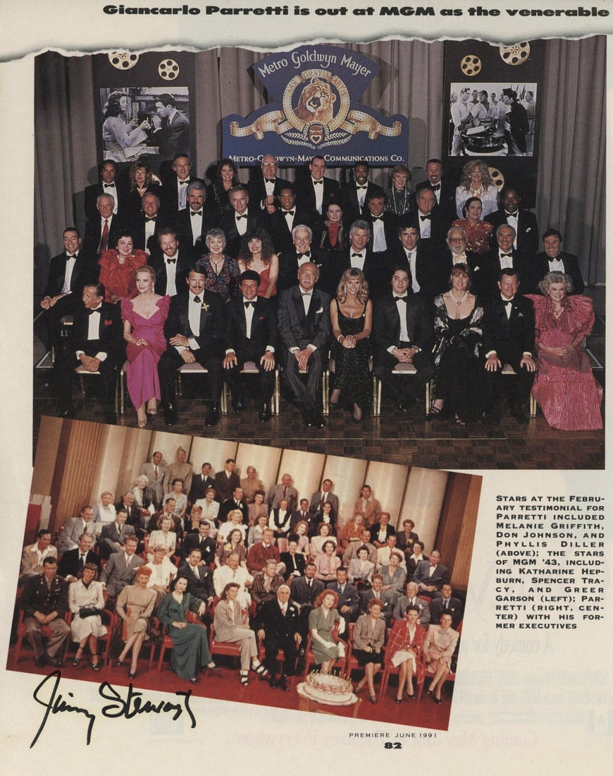 James Stewart – Academy Award-Winning Actor – Autographed Parade Magazine Cover - 7