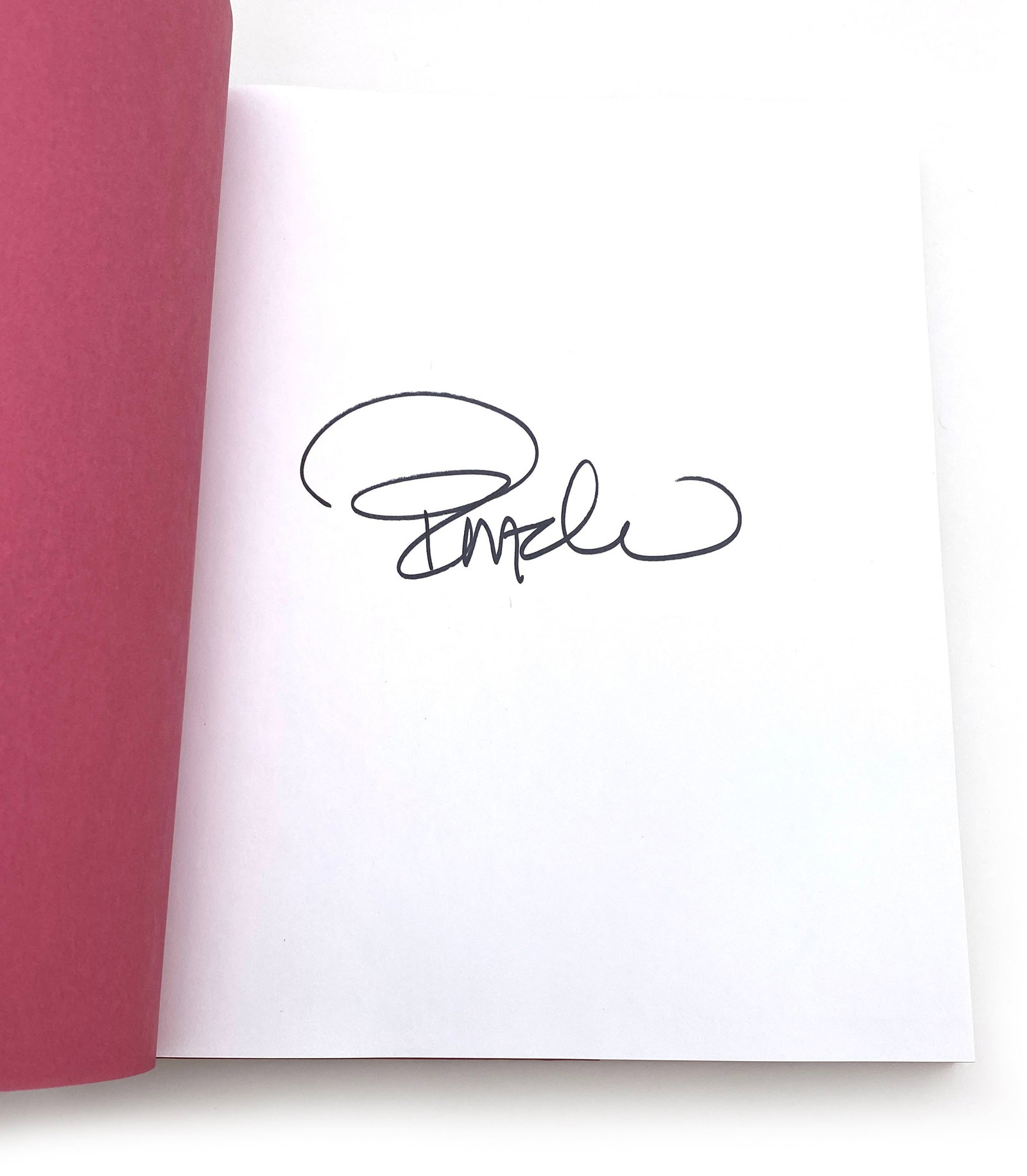 Pamela Anderson Autographed "I Love You - Recipes from the Heart" Hardcover Book - 2
