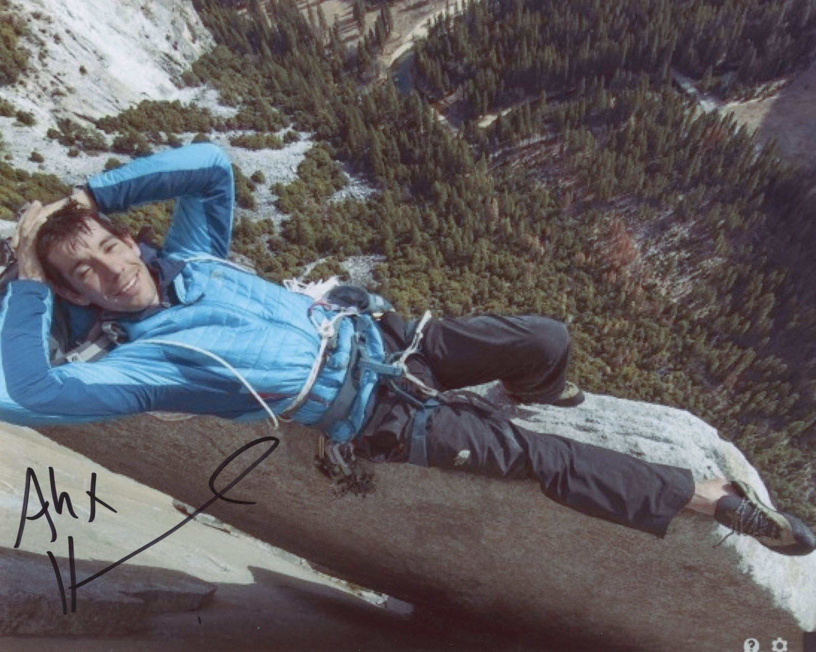 Alex Honnold & Hans Florine – Rock Climbers – Autographed Pair of 8 x 10 Photographs - 2