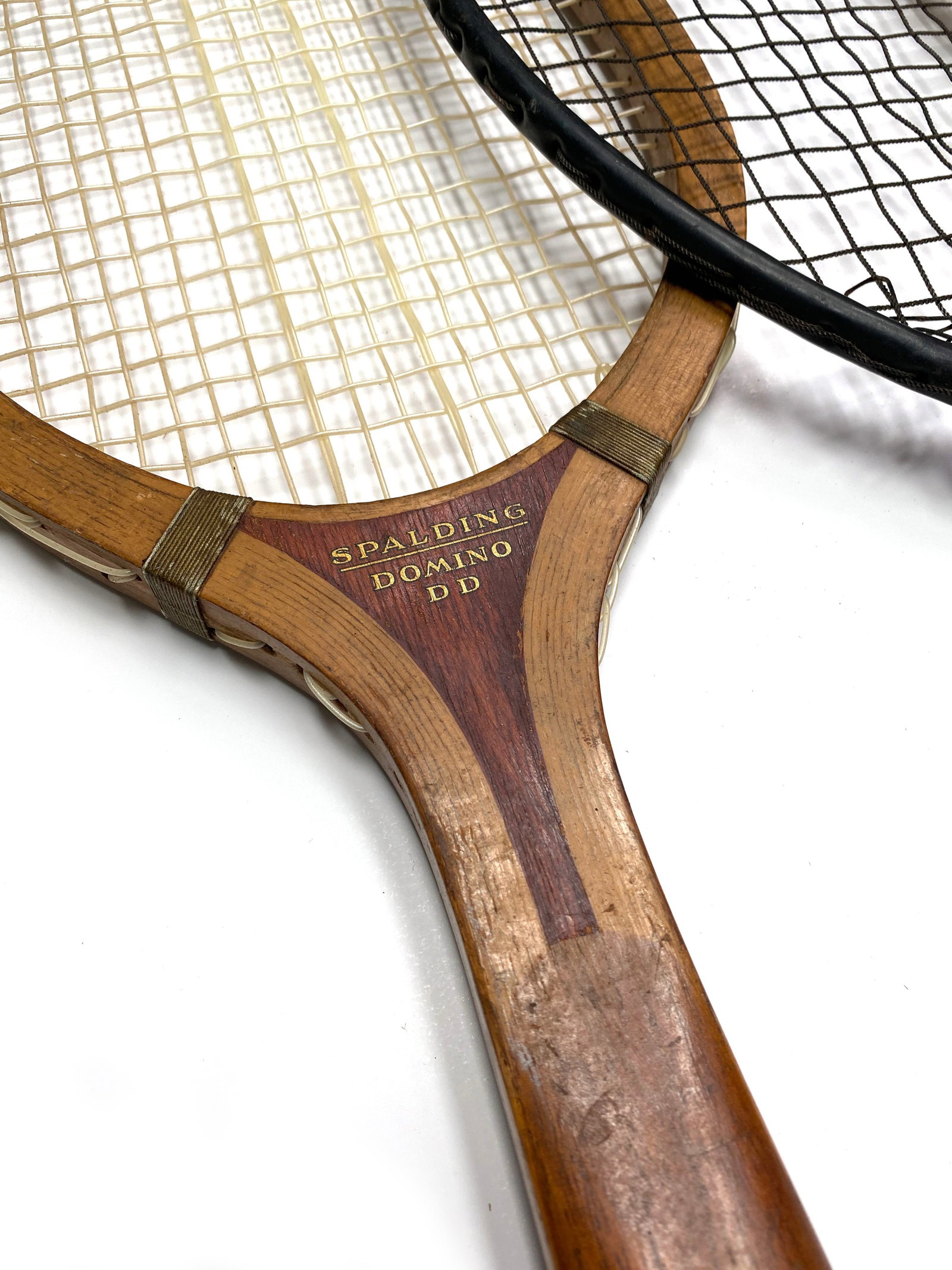 Tennis Racket Collection Featuring 3 Vintage Late 19th Century Through Mid 20th Century Rackets - 2