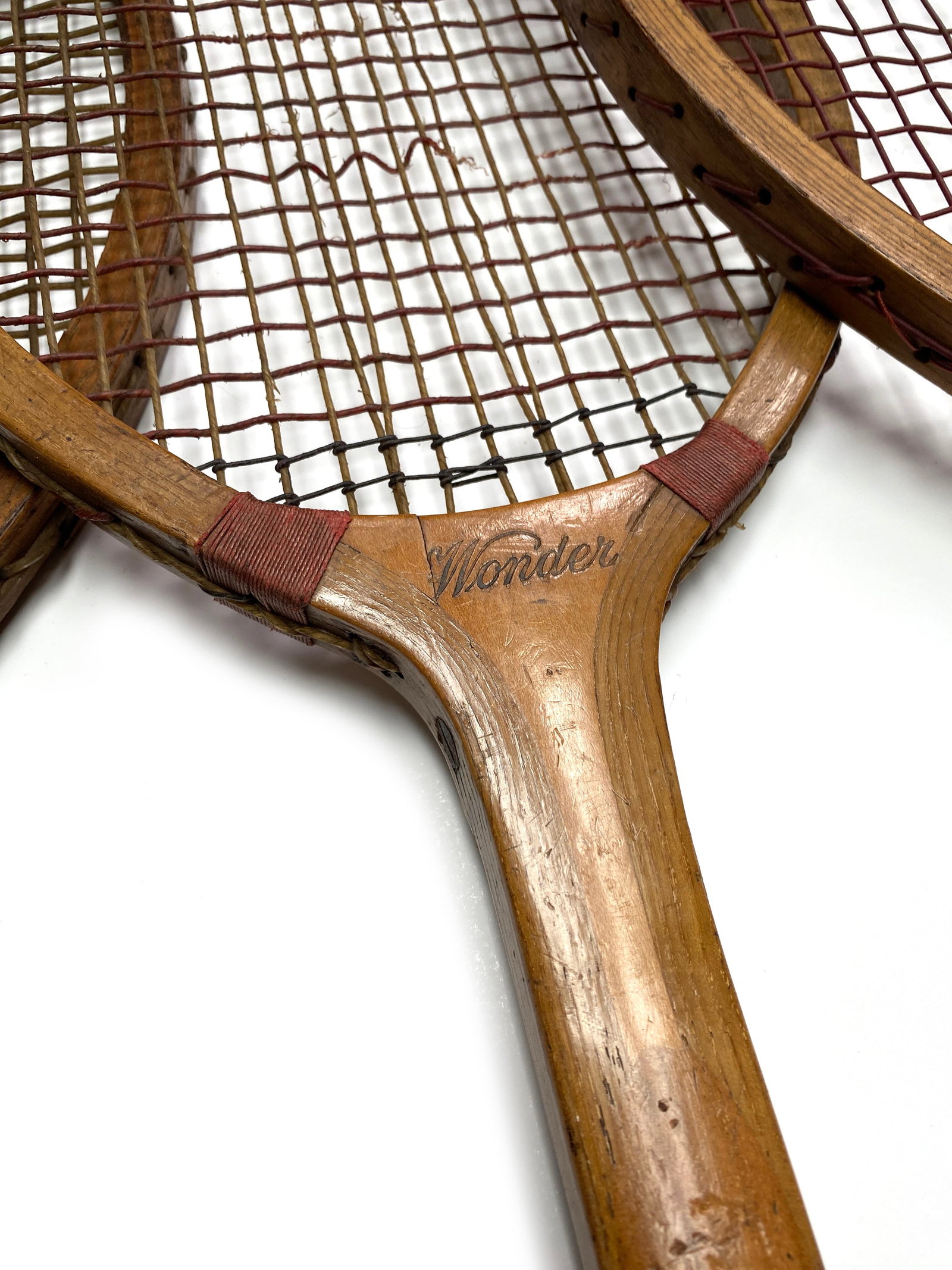 Tennis Racket Collection Featuring 3 Vintage Late 19th Century Through Mid 20th Century Rackets - 3