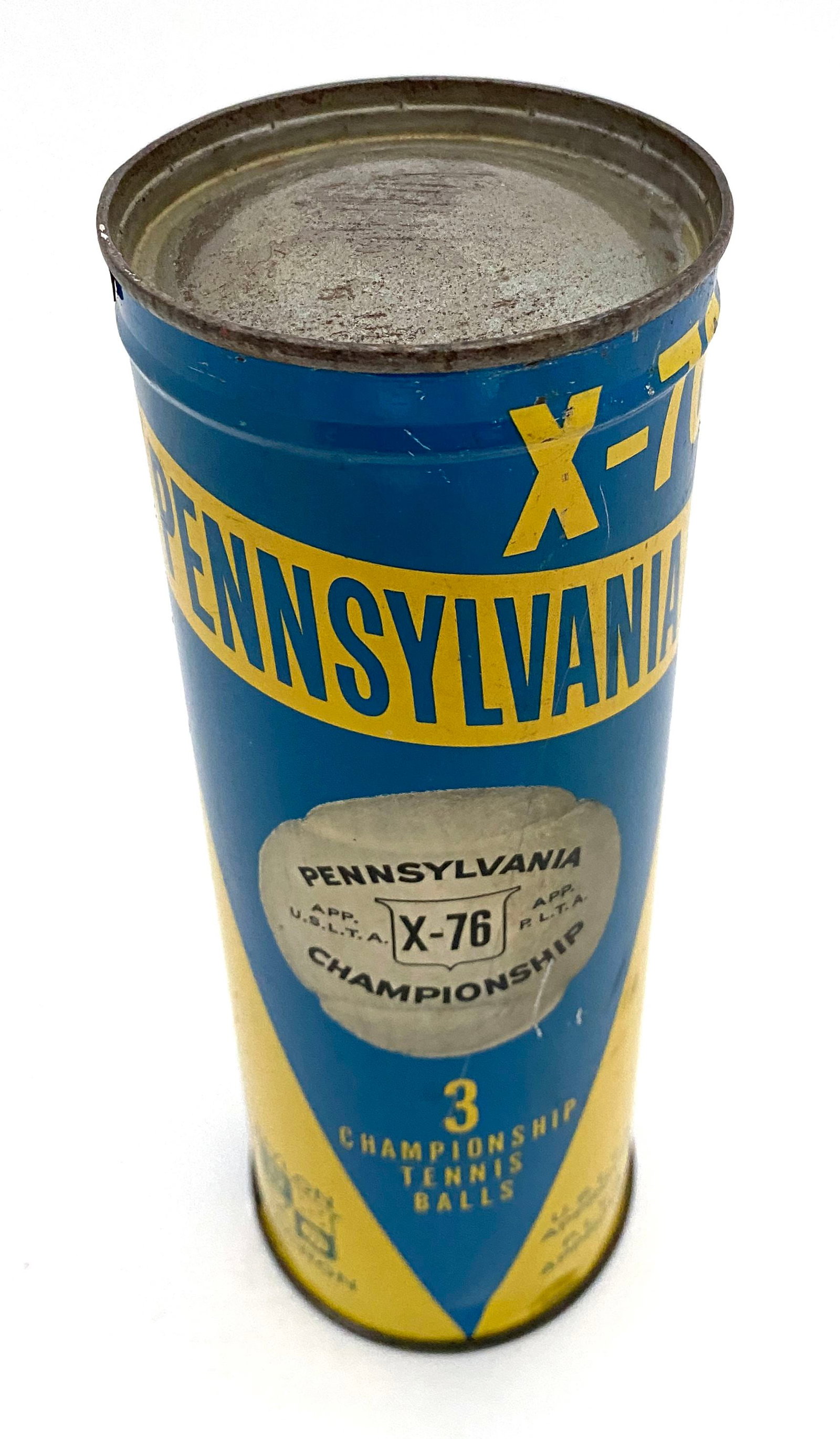 Pennsylvania X-76 Championship - Vintage Tennis Ball Can - 4