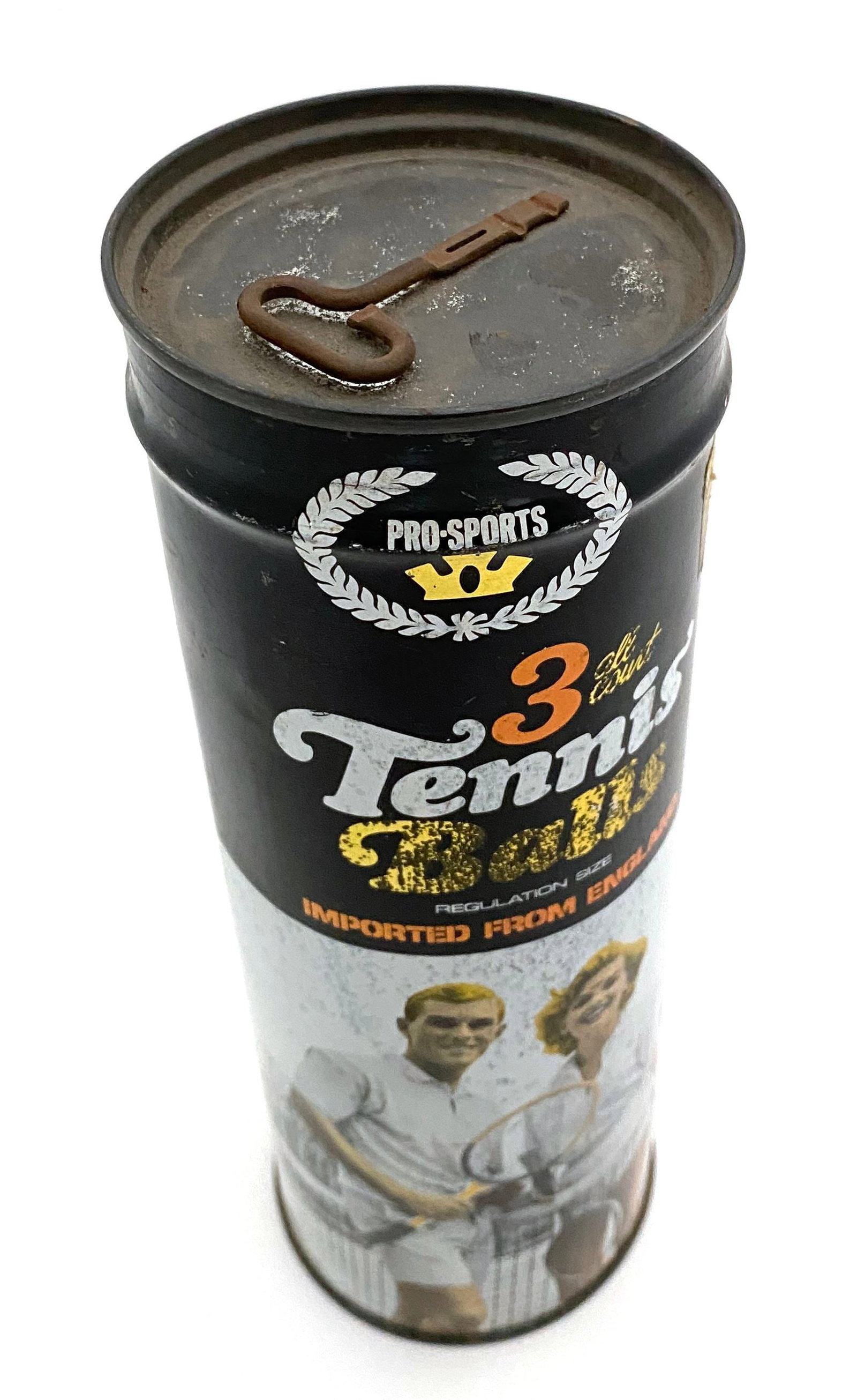 Pro-Sports - Tennis Balls - Sealed Vintage Tennis Ball Can - 2