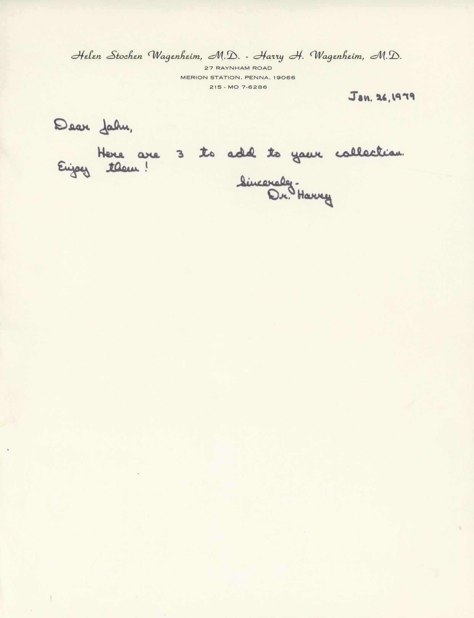 Menninger Family Archive - Karl Menninger & William Menninger Signed Letters - Psychiatry Pioneers - 5