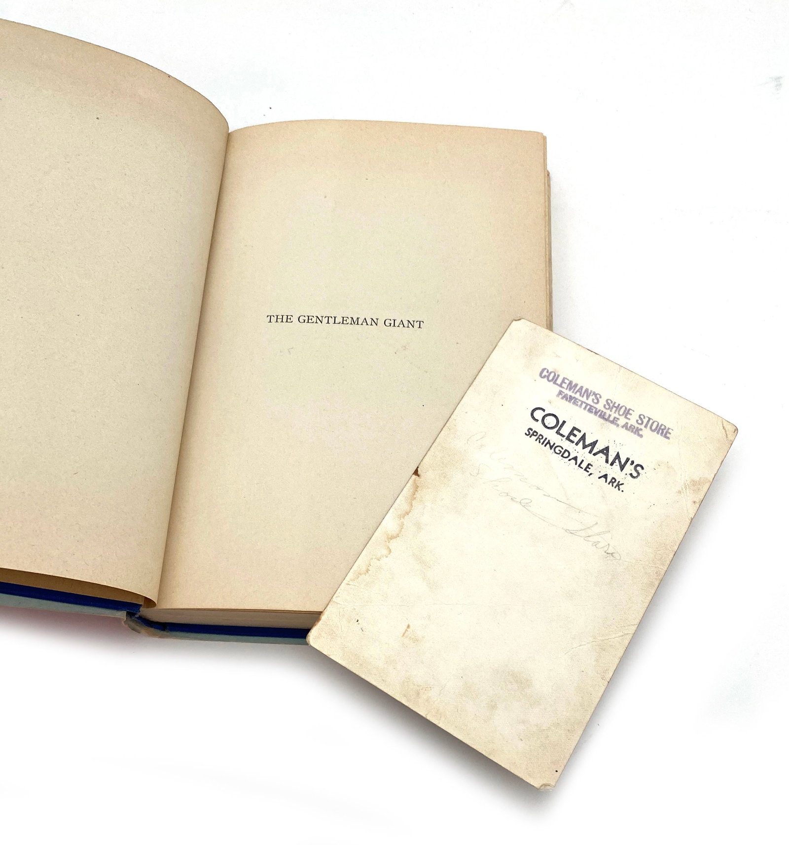 Robert Wadlow - World’s Tallest Man - Signed First Edition Biography with Vintage RPPC - 3