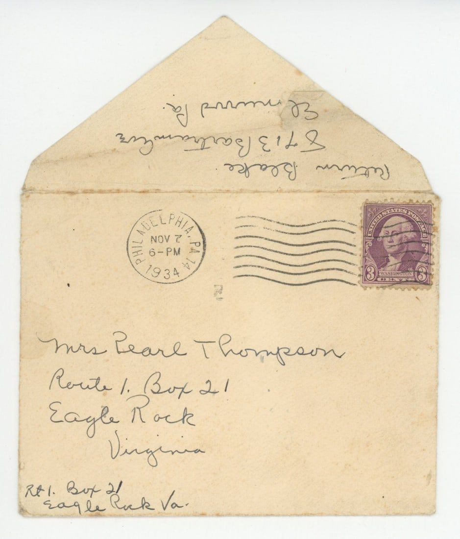 Scottsboro Boys Case, Alabama - Levinig Blake Letter Archive & Ruby Bates Meeting Broadside - 7