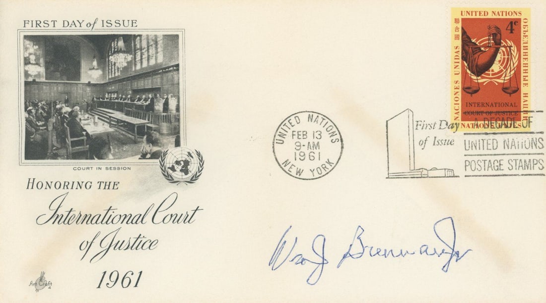 Supreme Court Justices Group - Clarence Thomas, Kennedy, Brennan & White Autographed Covers - 3