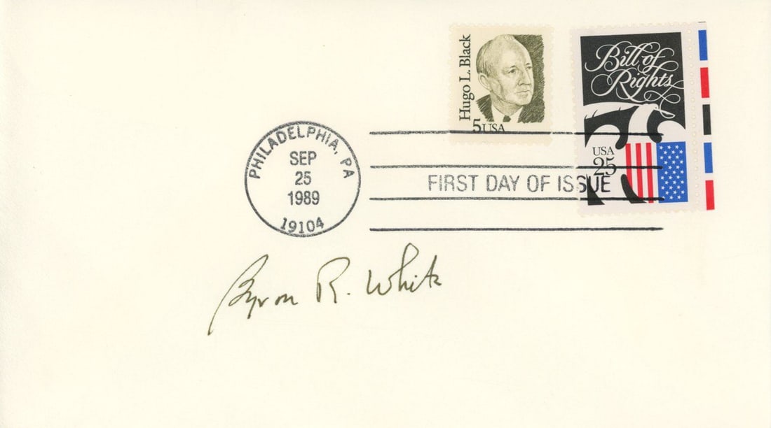 Supreme Court Justices Group - Clarence Thomas, Kennedy, Brennan & White Autographed Covers - 4