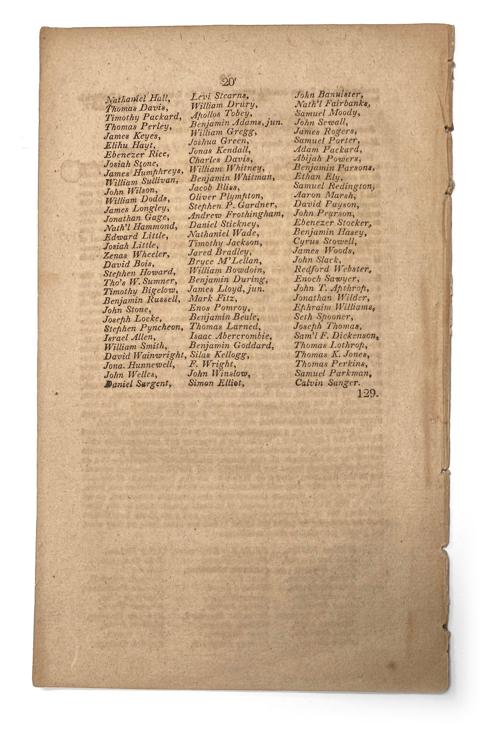 Massachusetts Politics - Federalist Legislative Address Pamphlet - 1807 Gubernatorial Election - 3