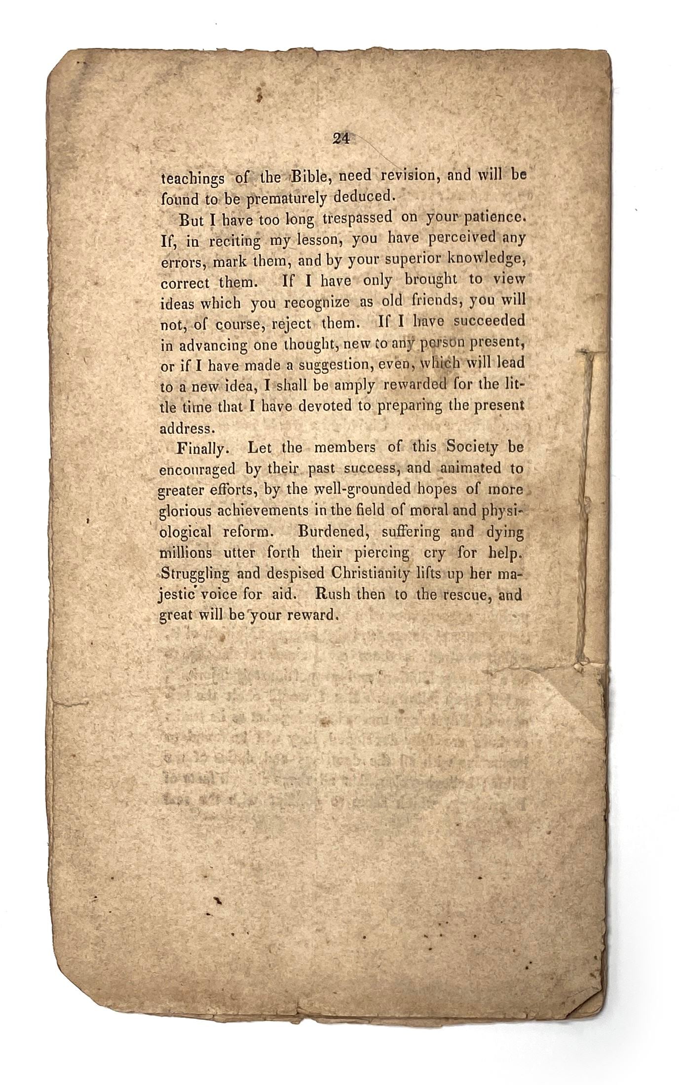 Health Reform - American Physiological Society - 1838 Address by Rev. Abel G. Duncan - 3