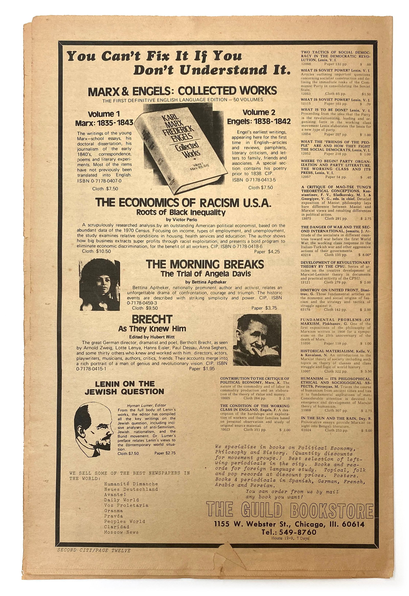 Second City Political and Literary Review - Surveillance in Chicago - Vol. 4, No. 8 - 3