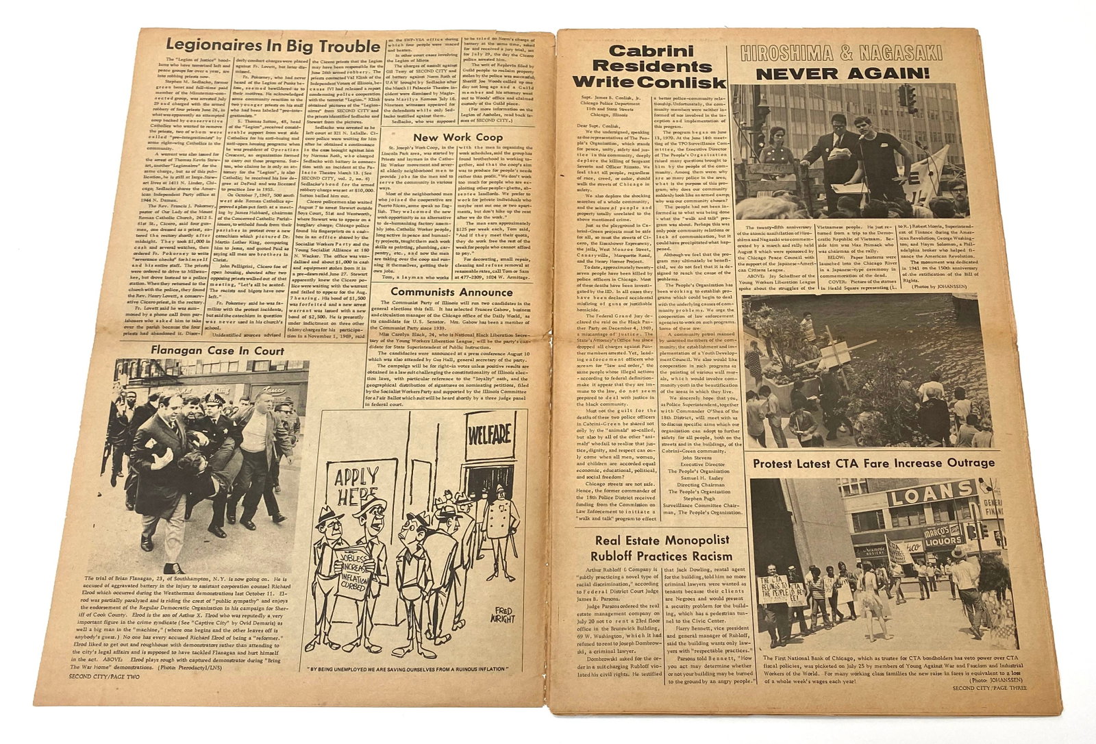 Second City - Chicago Underground Newspaper - 1969 - Vol. 2, No. 9 - 2