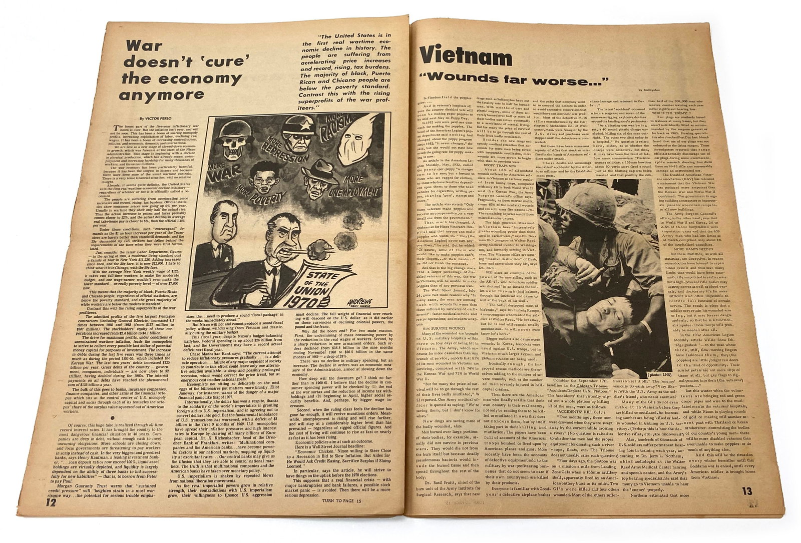 Second City - Chicago Seven - Vietnam War Protests - Anti-War Underground Newspaper - Vol. 2, No. 5 - 3