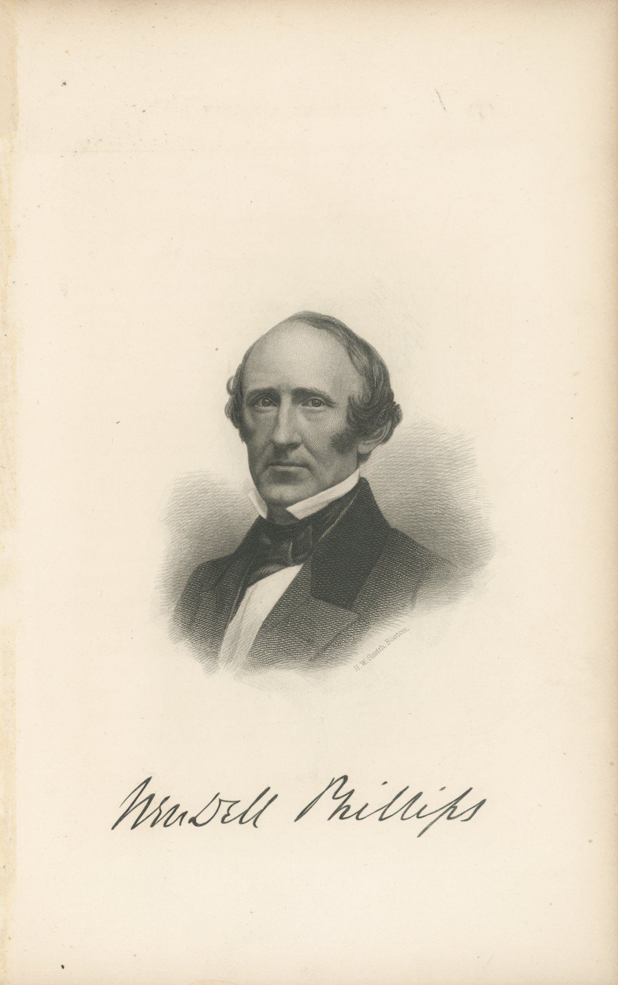 Wendell Phillips - Abolitionist - Autographed Handwritten “Be Just & Fear Not” Quotation - 3