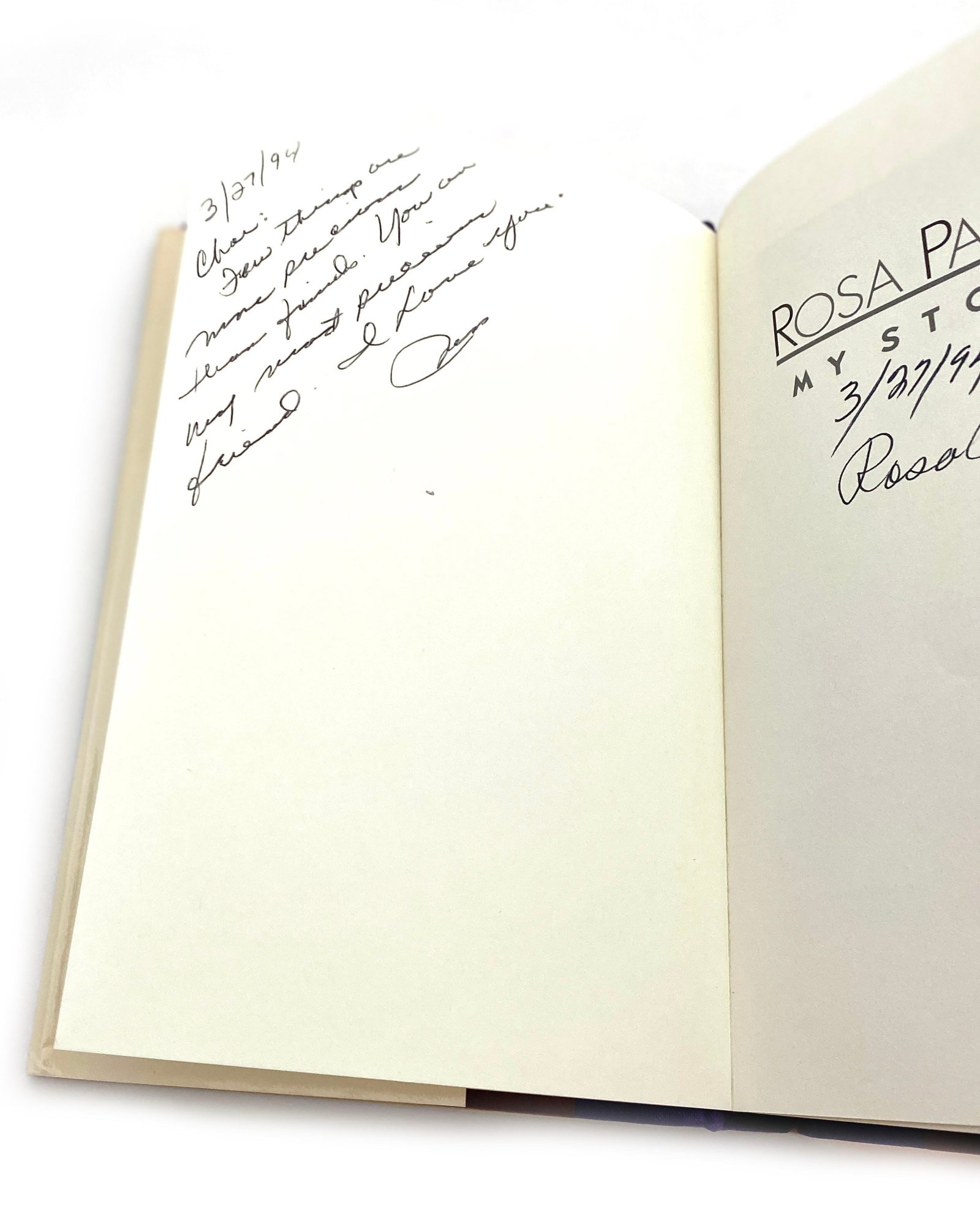 Rosa Parks - Civil Rights Icon - Autographed First Edition Book - My Story - 4
