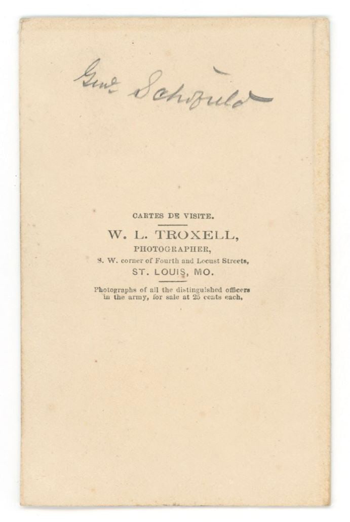 John M. Schofield - Union General & Medal of Honor Recipient - Civil War Era Carte de Visite - 2