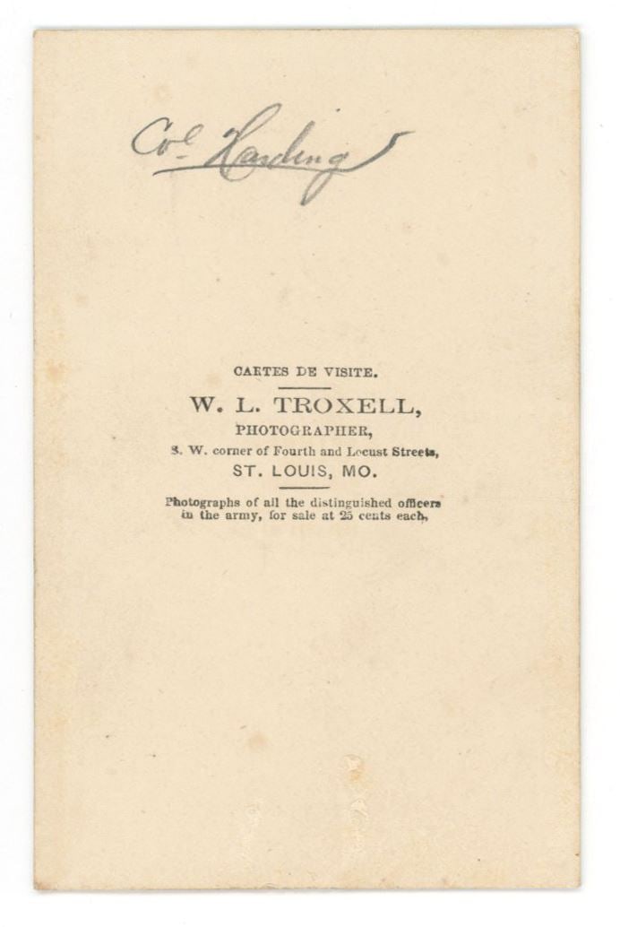 Colonel John A. Harding - Union Officer - Civil War CDV by W.L. Troxell - 2