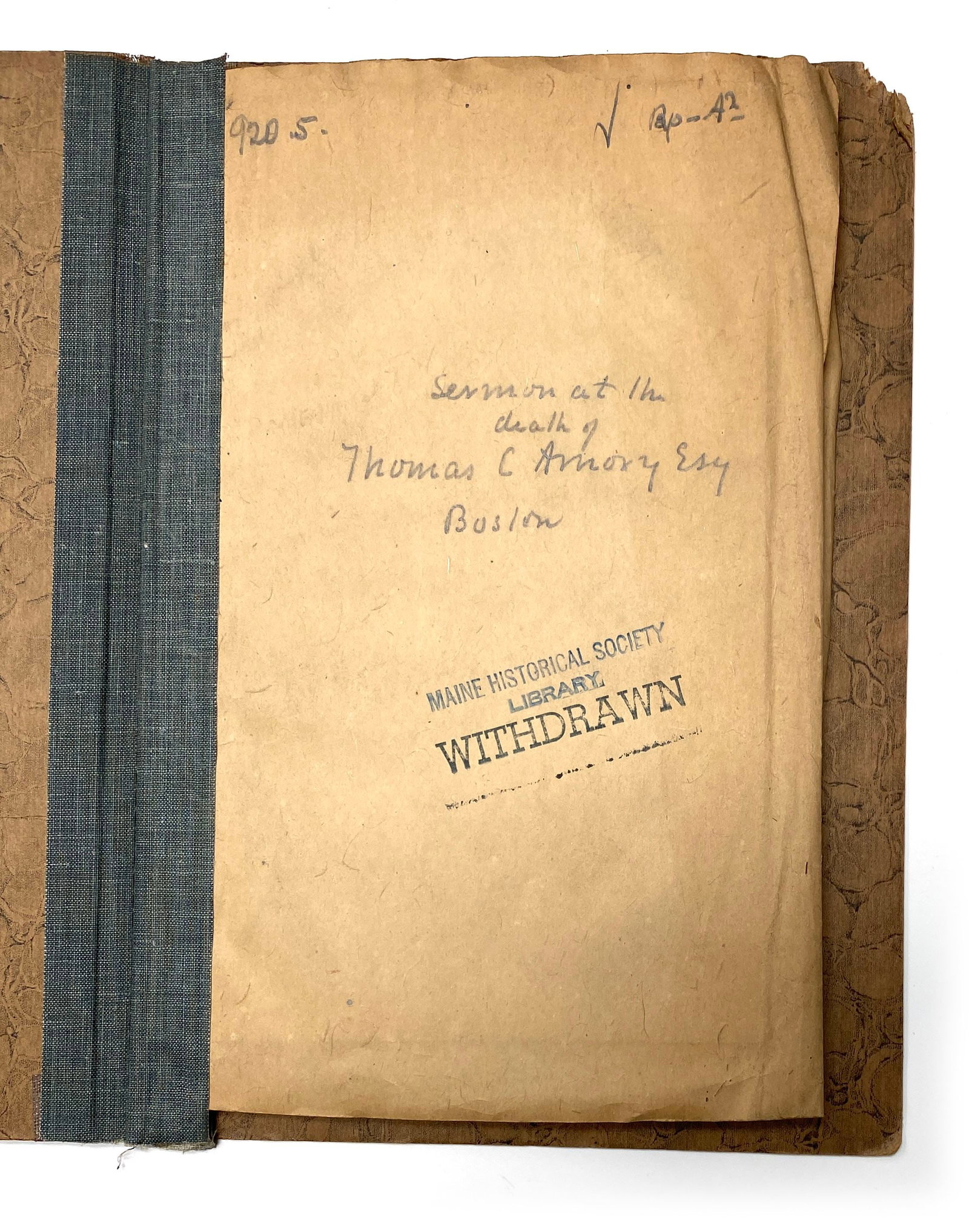 Thomas C. Amory - Memorial Sermon - Trinity Church, Boston - 1812 - 2