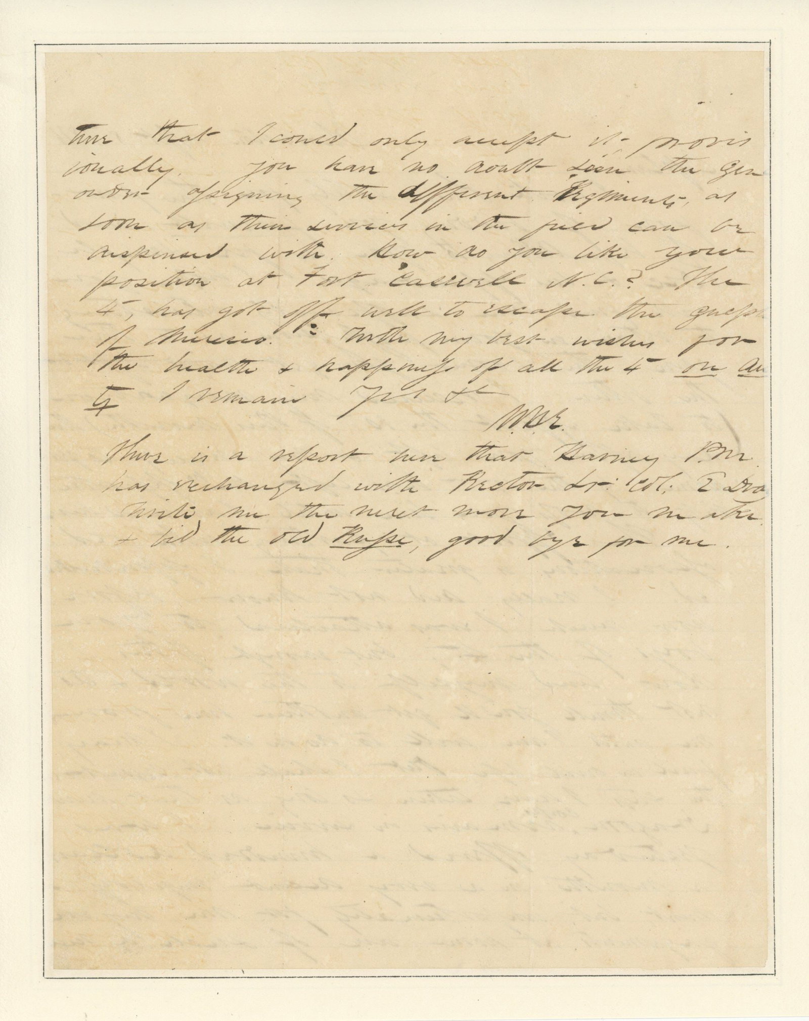 William H. Emory - Mexican-American War Officer and Civil War General - Autographed Letter - 1836 - 2
