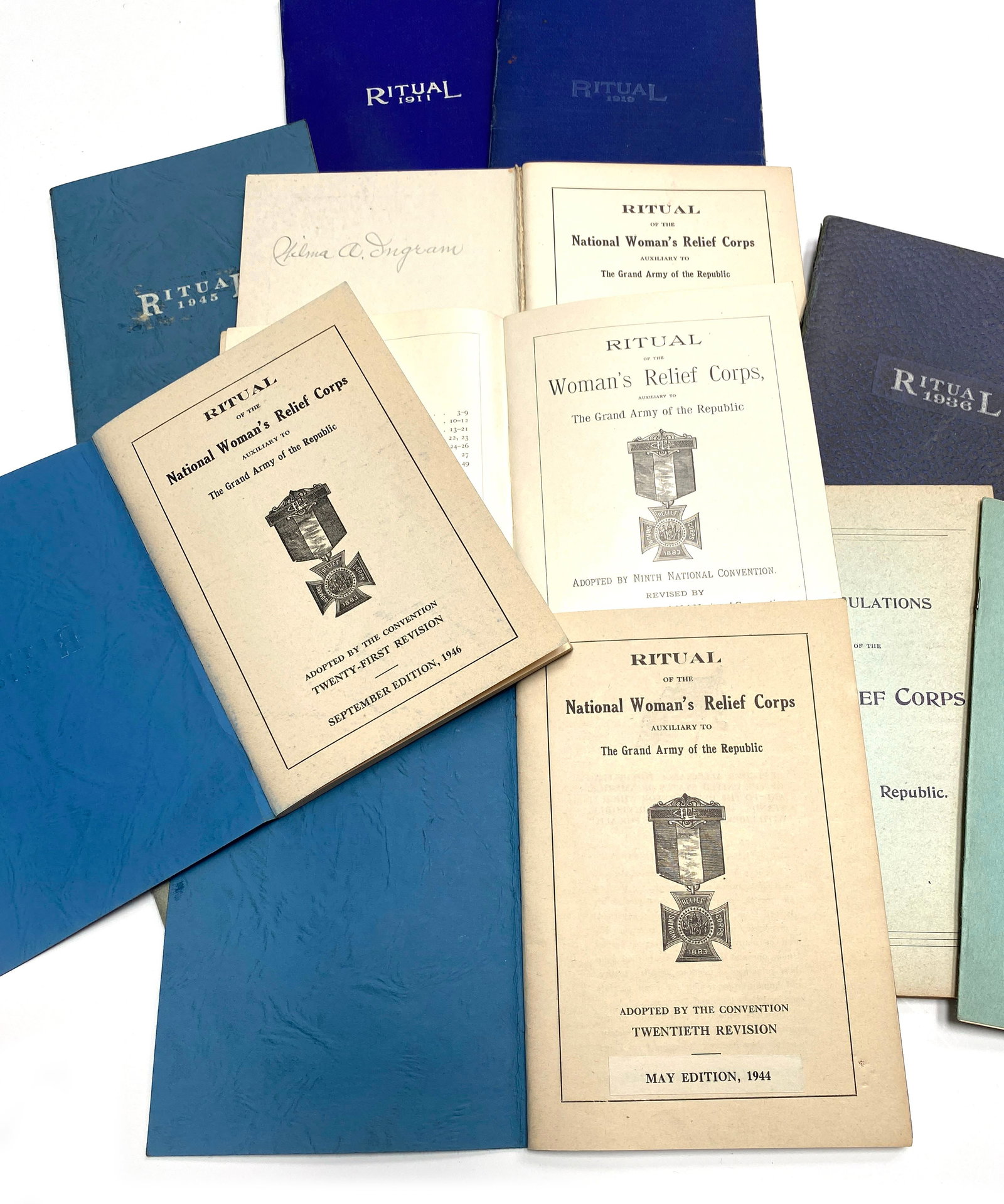 Woman’s Relief Corps - Grand Army of the Republic - Rituals, Rules & Patriotic Publications - 2