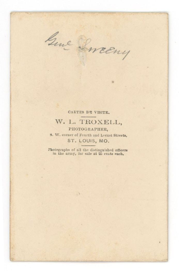 Thomas W. Sweeny - Union Major General - Civil War Era Carte de Visite - 2