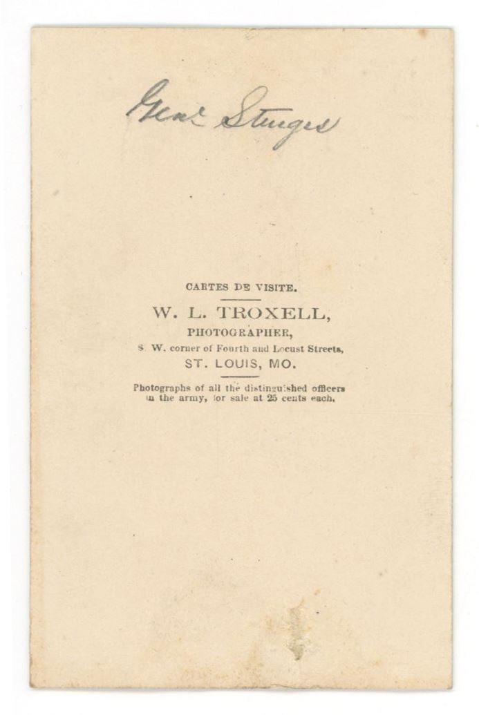 Samuel D. Sturgis - Union Major General - Civil War Era Carte de Visite - 2