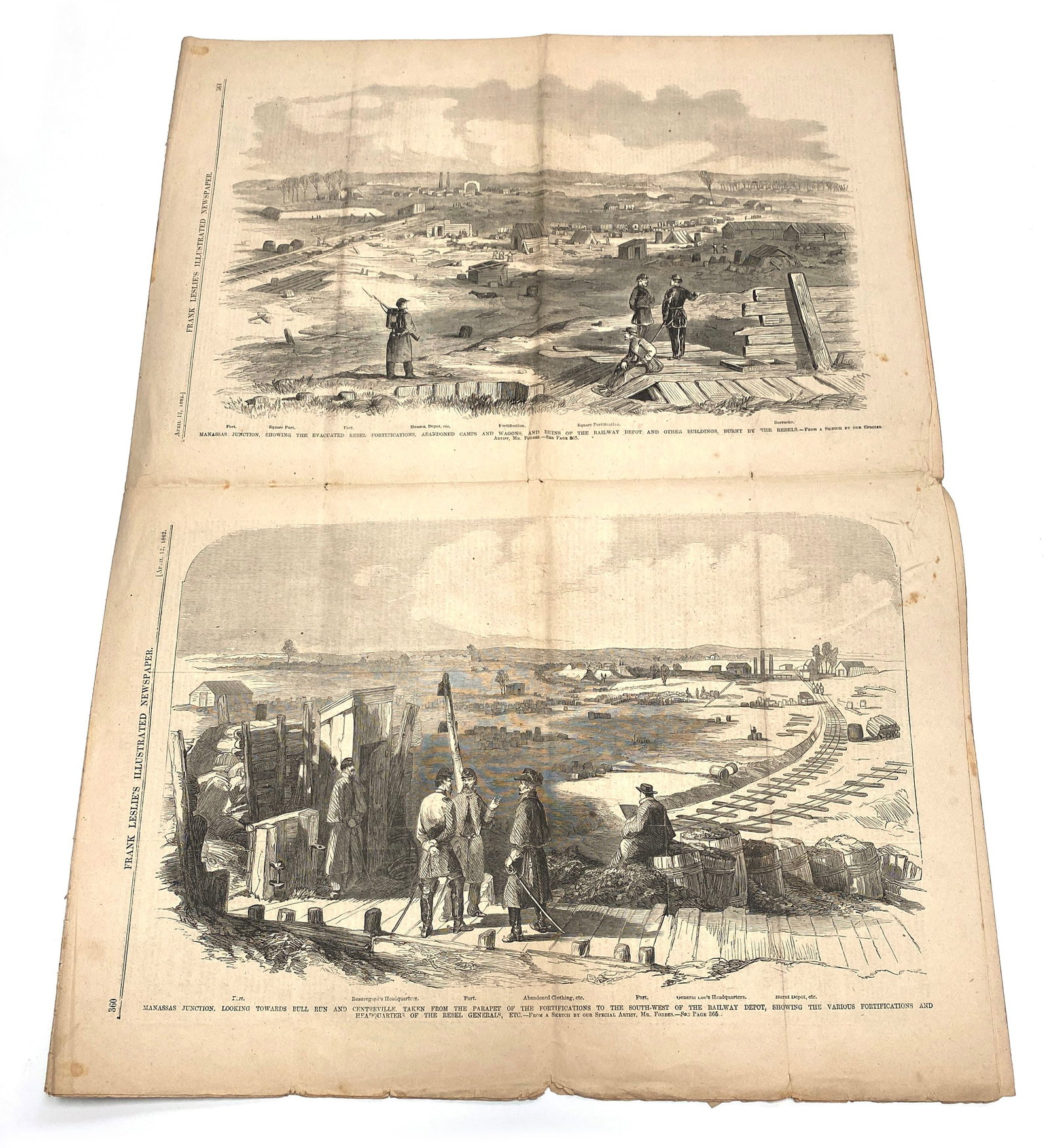 Battle of Winchester - Frank Leslie’s Illustrated Newspaper - April 12, 1862 - 2